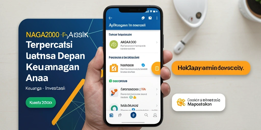 Antarmuka aplikasi NAGA2000 yang memudahkan pengguna berinvestasi.